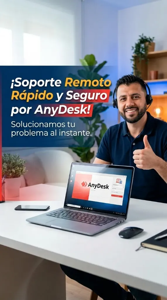 Servicio de soporte en nube por AnyDesk